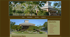 Desktop Screenshot of hotspringsvillageinn.net